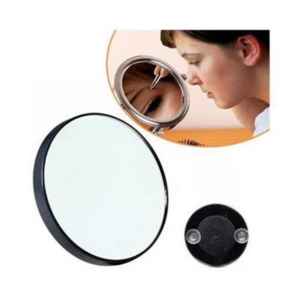 Shopzum 10x Büyüteçli Vantuzlushopzum  Pratik Kullanışlı Makyaj Lens Traş Aynası